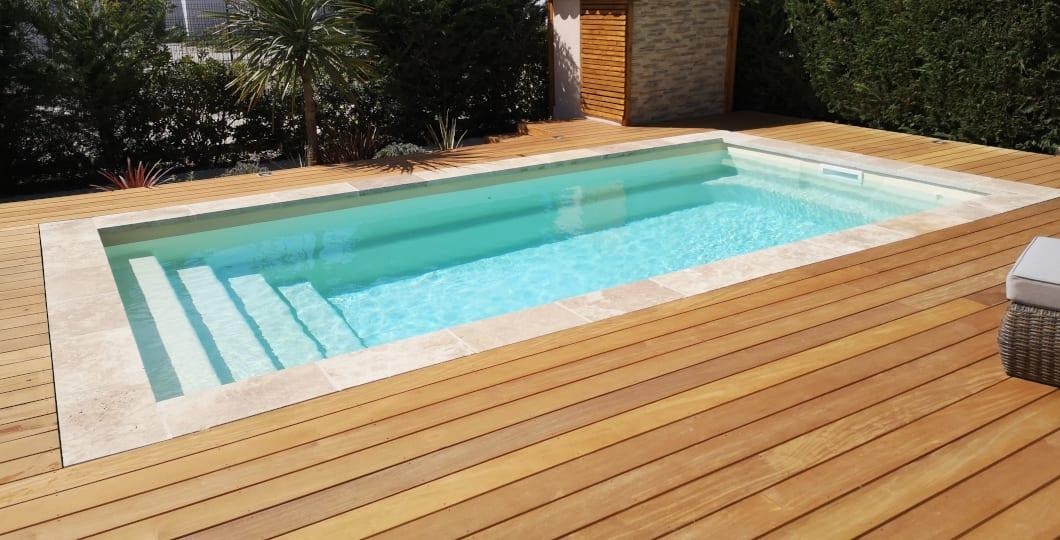 Garapa tropical hardwood decking